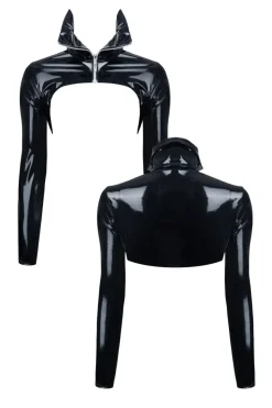 Regnes Fetish Planet - Crossdresser Fetish Line - PVC Jacke CRD009 schwarz