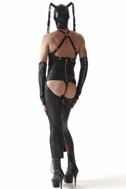 Regnes Fetish Planet - Crossdresser Fetish Line - langes Kleid CRD005 schwarz