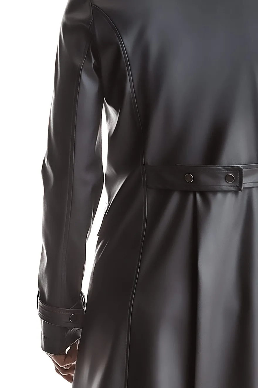 Regnes Fetish Planet - Herren Mantel im edlen Matt-Look