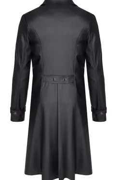 Regnes Fetish Planet - Herren Mantel im edlen Matt-Look