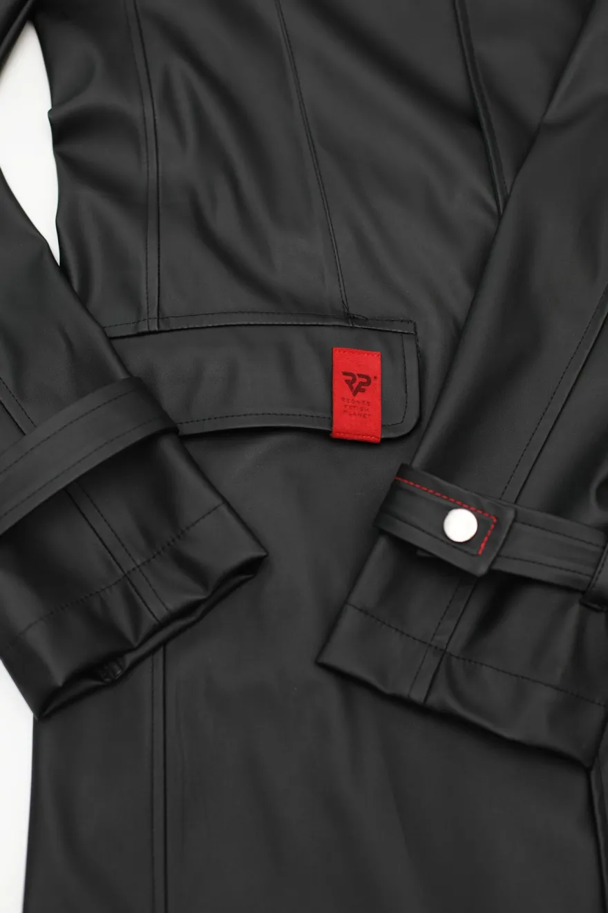 Regnes Fetish Planet - Herren Mantel im edlen Matt-Look