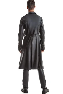 Regnes Fetish Planet - Herren Mantel im edlen Matt-Look