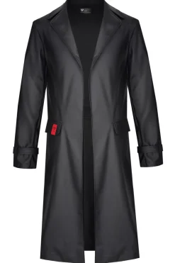 Regnes Fetish Planet - Herren Mantel im edlen Matt-Look