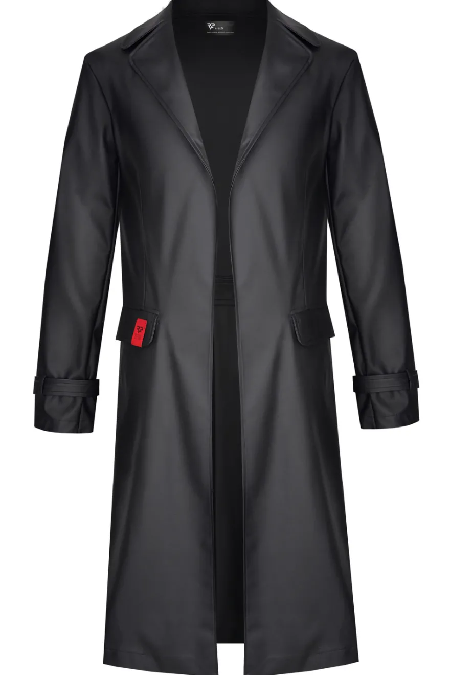 Regnes Fetish Planet - Herren Mantel im edlen Matt-Look