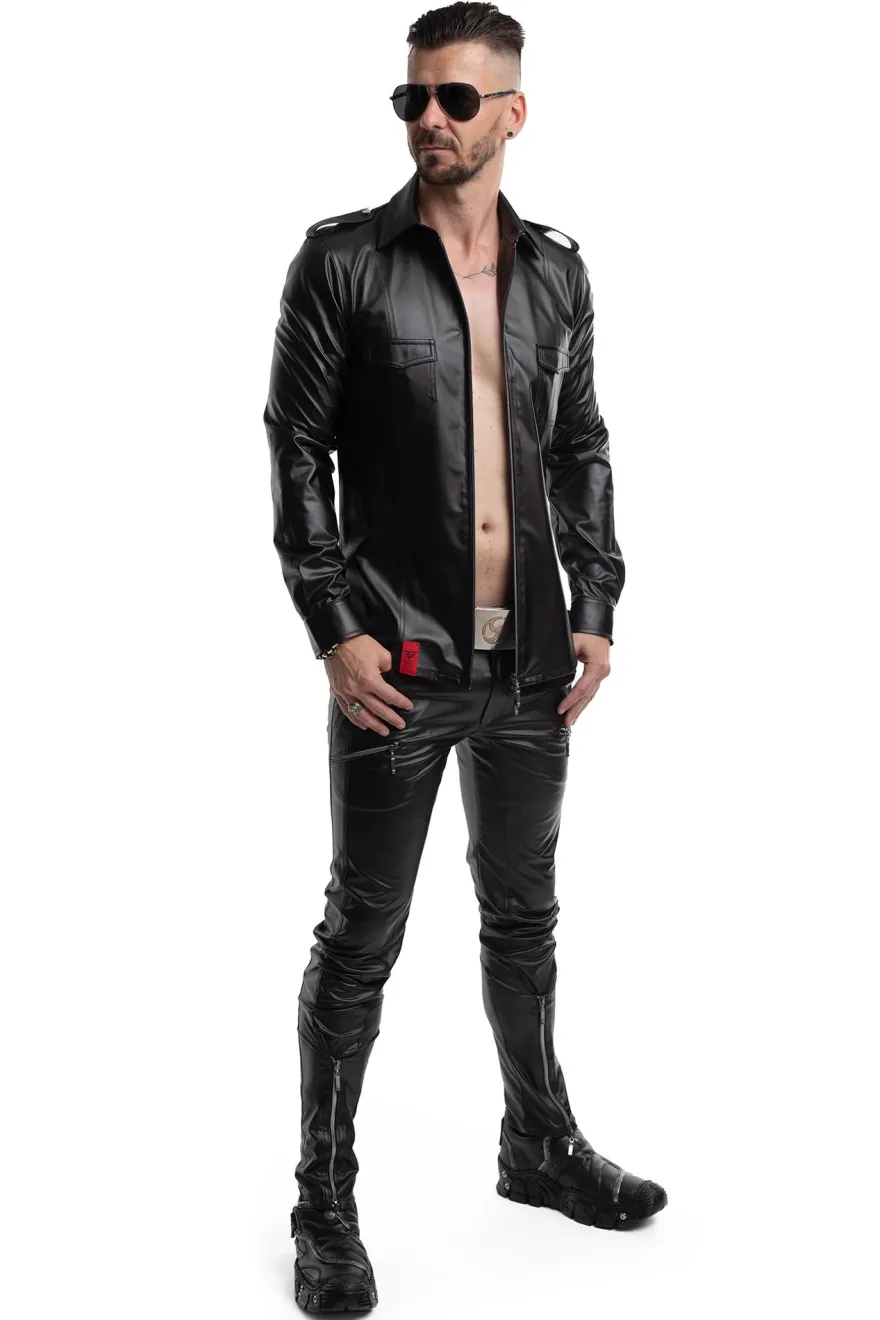Regnes Fetish Planet - Jacke aus Wetlook Material