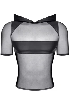 Regnes Fetish Planet - Kapuzen Shirt aus Netz Material