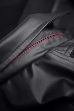 Regnes Fetish Planet - Mesh-Wetlook Jacke schwarz