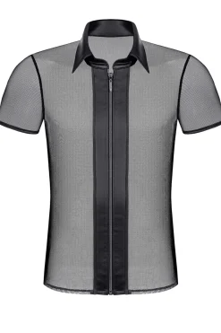 Regnes Fetish Planet - Polo Shirt mit Reißverschluss