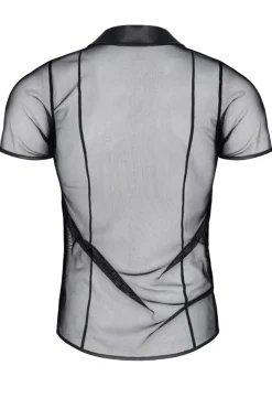 Regnes Fetish Planet - Polo Shirt aus elastischem Mesh