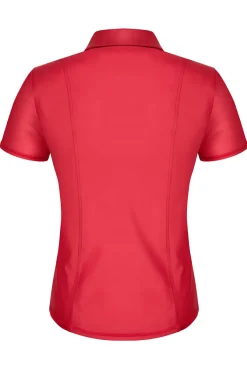 Regnes Fetish Planet - Polo Shirt im Wetlook