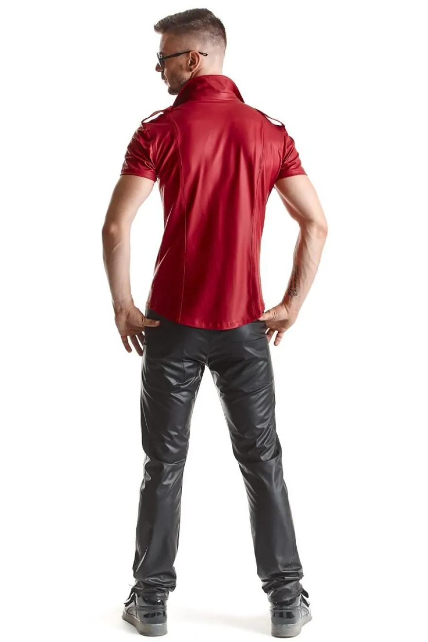 Regnes Fetish Planet - Rotes Wetlook Hemd
