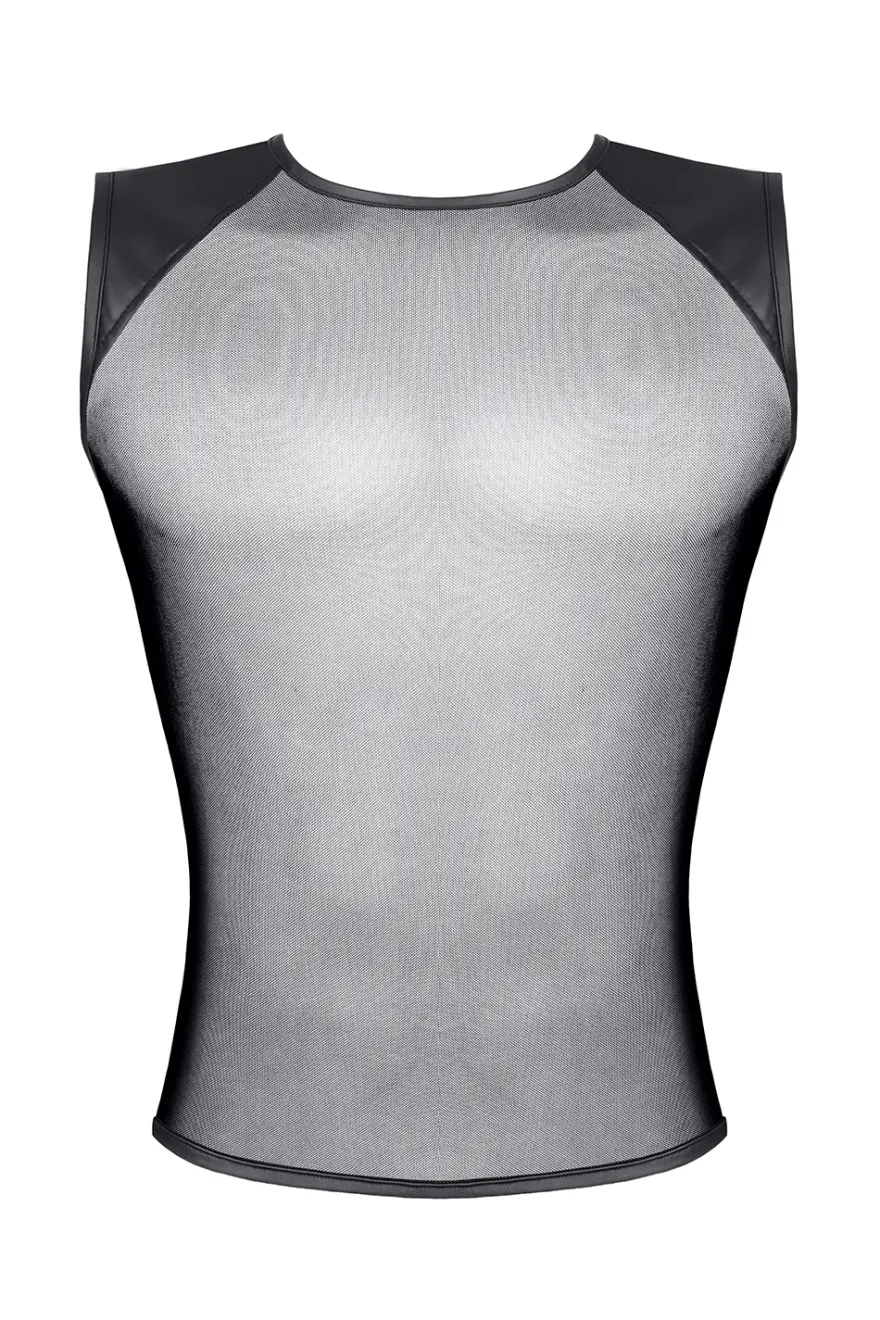 Regnes Fetish Planet - Shirt aus Netz und Wetlook