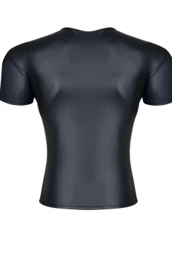 Regnes Fetish Planet - Wetlook T-Shirt kurzärmlig schwarz