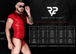 Regnes Fetish Planet - Wetlook T-Shirt kurzärmlig schwarz