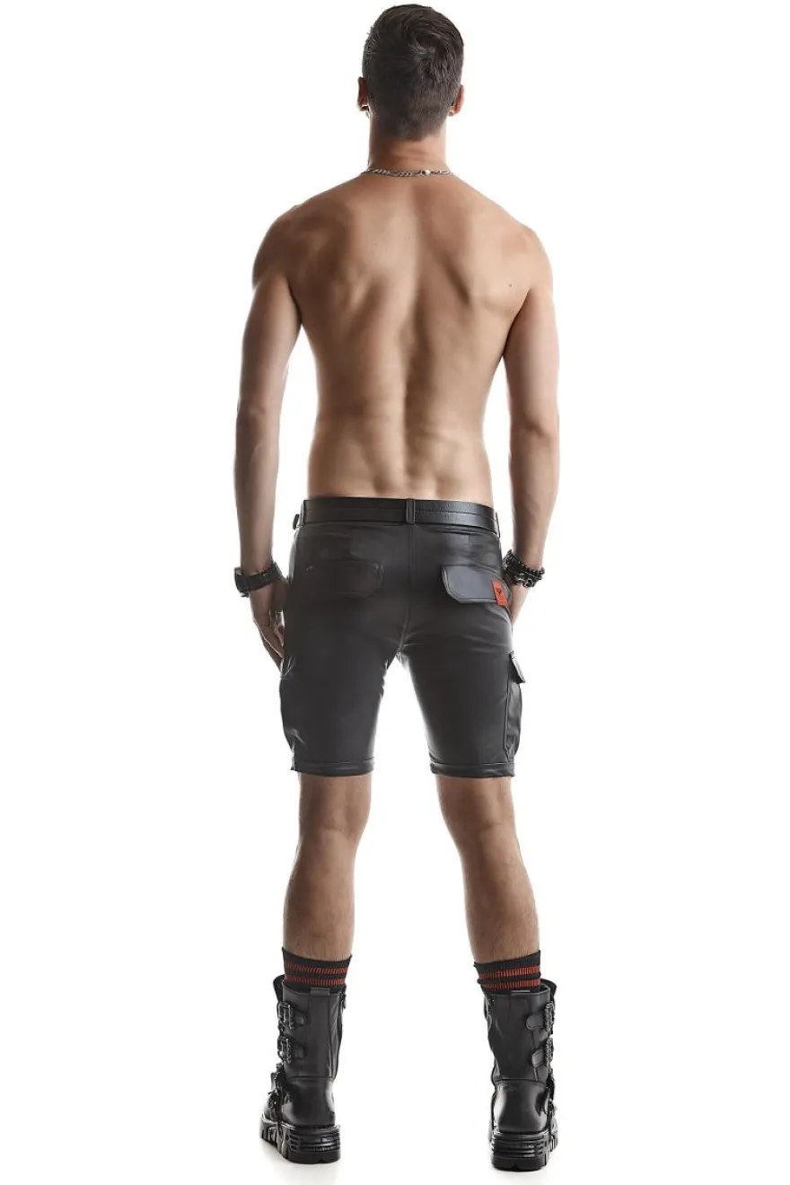 Regnes Fetish Planet - Wetlook Shorts mit Taschen