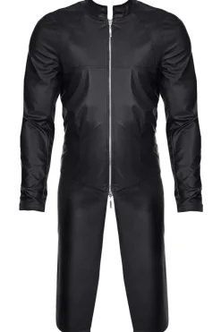 Regnes Fetish Planet - Wetlook Herren Mantel schwarz