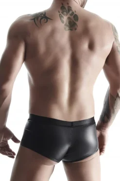 Regnes Fetish Planet-Wetlook-Short SHO007 schwarz