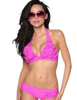 SAMEGAME - Sexy Blümchen-Bikini in pink