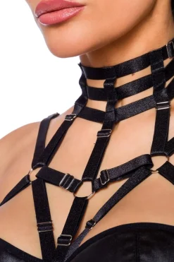 Saresia-Harness-Wetlook-Set mit Rock
