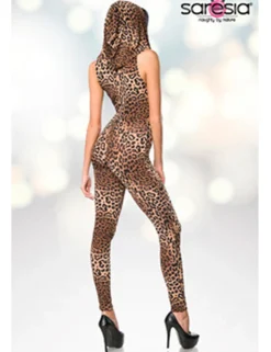 Saresia - Overall mit Leo-Print