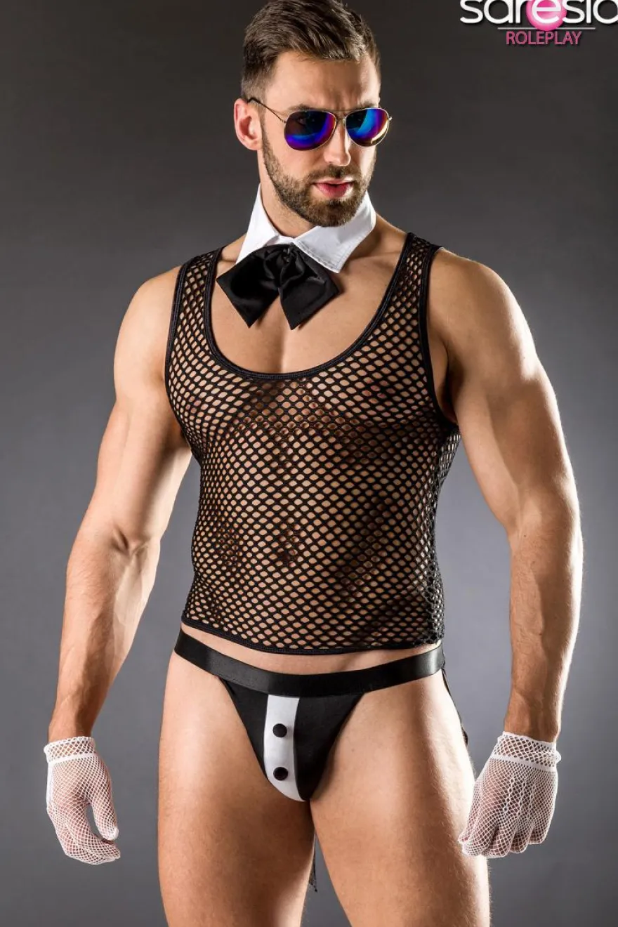 Saresia - Roleplay Butler-Kostüm schwarz-weiß