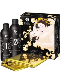 Shunga - Massagegel-Set für die erotische Body to Body Massage  Melone & Mango