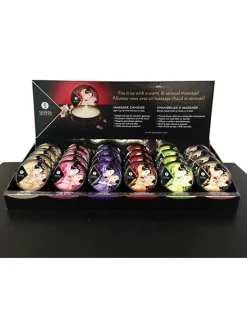 Shunga - Massage Kerzen im Display  24 x 30ml