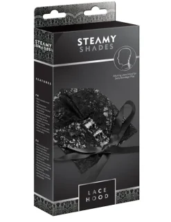 Steamy Shades - Bondage Spitzenmaske "Lace Hood"