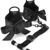 Steamy Shades - Over the Door Cuffs schwarz