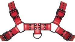 Svenjoyment - Harness aus Kunstleder rot