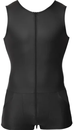 Svenjoyment - Mattlook Herren-Overall aus dehnbarem Material mit Reißverschluss