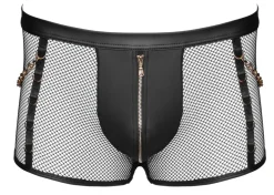 Svenjoyment - Netz Pants mit Reißverschluss
