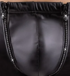 Svenjoyment - Pants im edlem Mattlook mit Reißverschluss