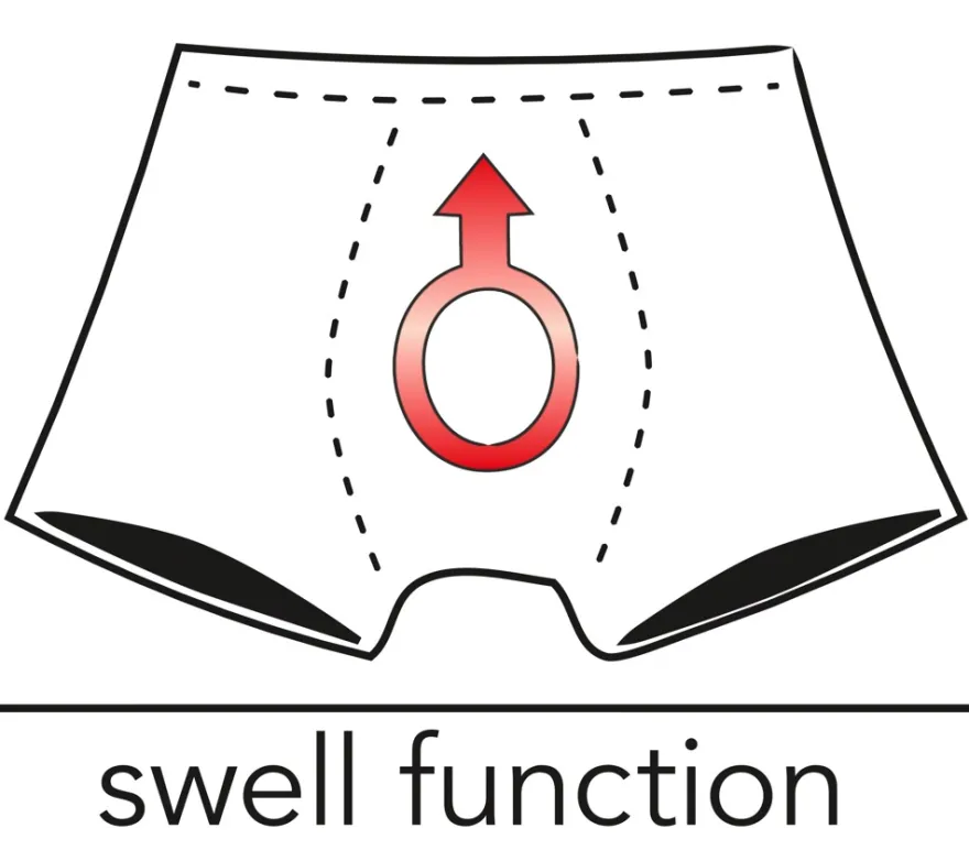 Svenjoyment - Transparente Herren Pants mit Swellfunktion