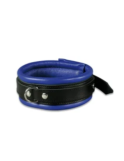 XXdreamSToys - Leder-Halsfessel blau/schwarz