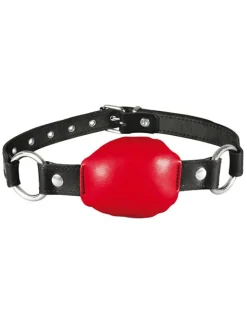 XXdreamSToys - Leder-Mund-Knebel rot