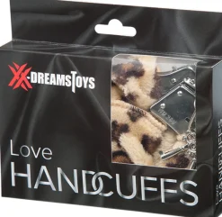 XXdreamSToys - Liebes - Handschellen mit Plüsch Leopard