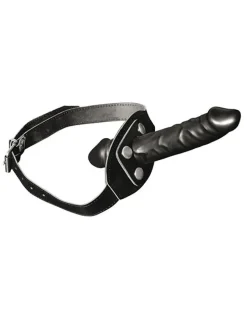XXdreamSToys - Mund-Knebel mit abnehmbarem Dildo schwarz