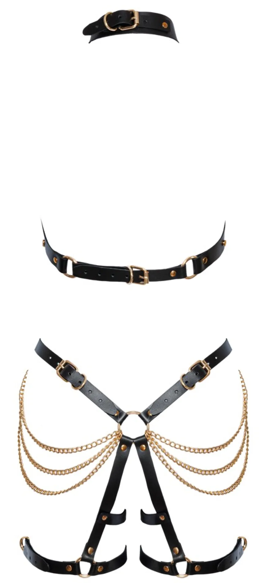 Zado - Harness Set aus Leder