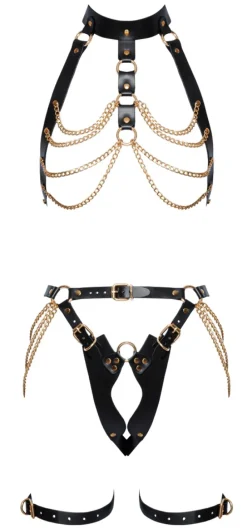 Zado - Harness Set aus Leder
