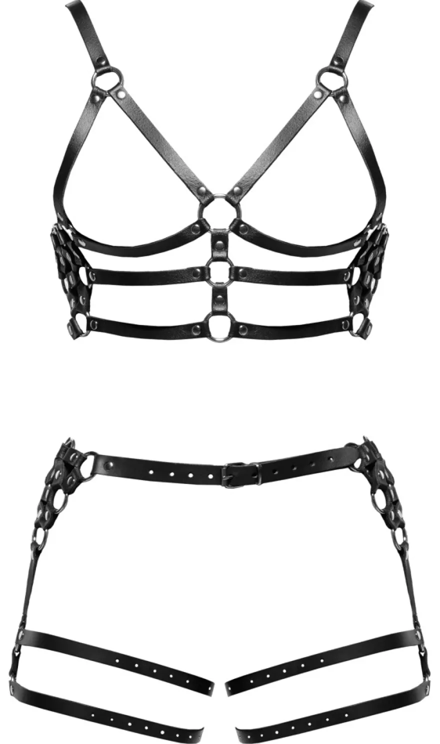 ZADO - Leder Harness Set für Männer