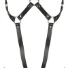 ZADO-Leder Ketten-Harness schwarz